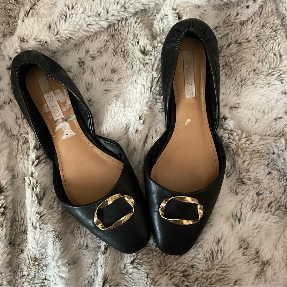 Rachel Zoe Black Flats